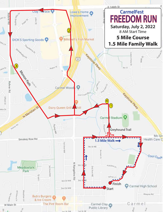 FreedomRunCourse Map